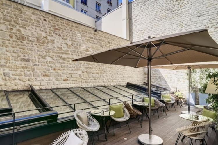 Interior courtyard